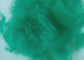 Sigara Dokuma için 1.5D * 51MM Geri Dönüşümlü Polyester Elyaf Yeşil Renk