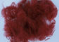 Şarap Kırmızı PSF Polyester Zımba Fiber Toplu 3D * Ücretsiz Örneklerle 28MM
