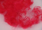 Güzel Yüksek Mukavemetli PSD Fiber, Kırmızı Geri Dönüşümlü Polyester Elyaf 1.5d * 38mm